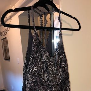 Urban Outfitters Ecote Purple Paisley Romper